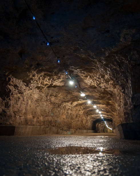 istock Old tunnel in the catacomb 1131007471