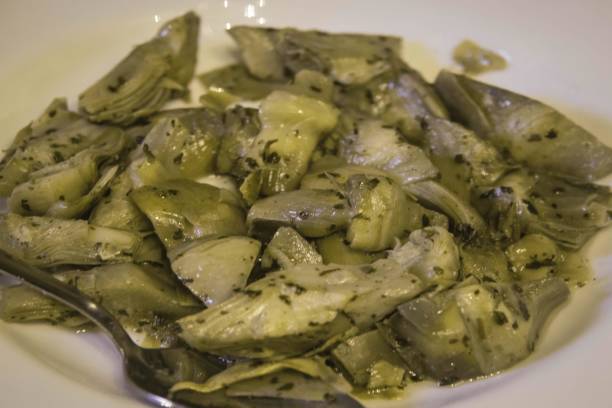 istock Traditional italian cuisine - artichoke dish . 1131008735