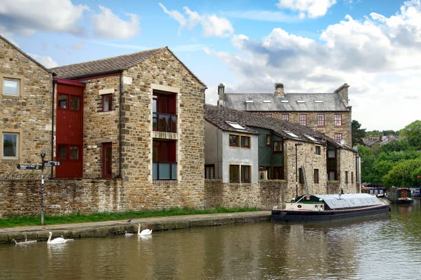 istock Village Banks and Canal 1131010751