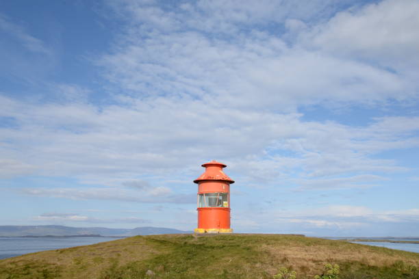 istock Lighthouse at Stykkisholmur, Iceland 1131012042