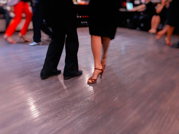 istock Tango dancing couple, legs in motion, snapshot in close 1131015626