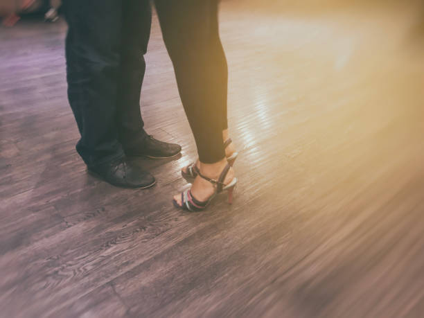 istock Tango dancing couple, legs in motion, snapshot in close 1131015731