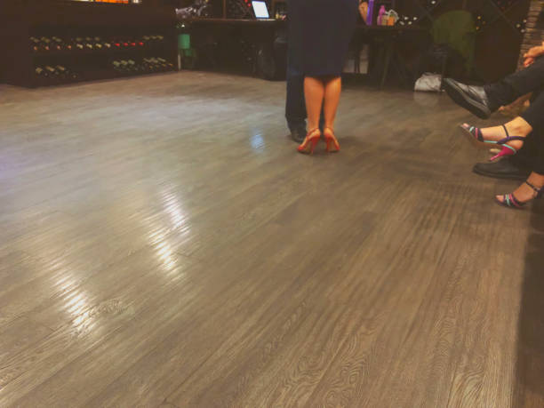 istock Tango dancing couple, legs in motion, snapshot in close 1131015741