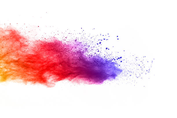 istock Colorful powder explosion on white background. 1131023084