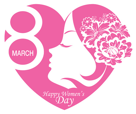 Vector International Women's Day 8th March