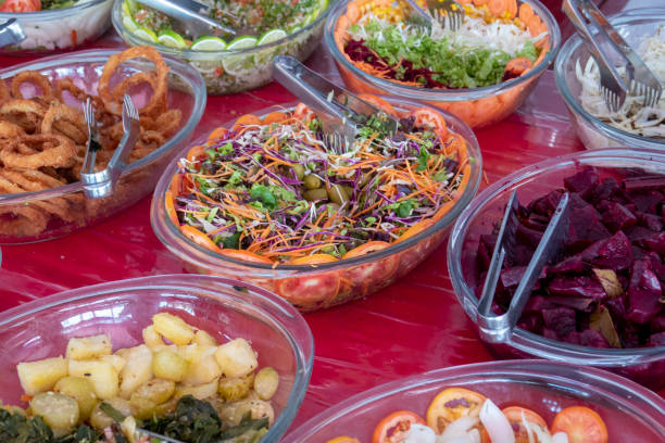 istock Salads in a restaurant in the Amazon Region 1131023959