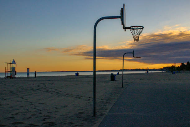istock basketball courts on the beach 1131026329