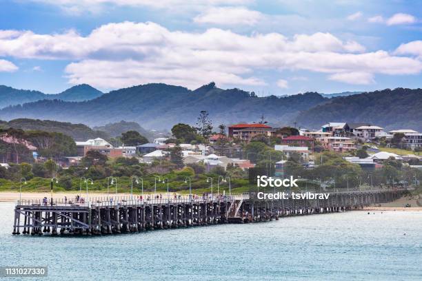 People Walking On Coffs Harbour Jetty Stock Photo - Download Image Now - Coffs Harbour, Australia, House