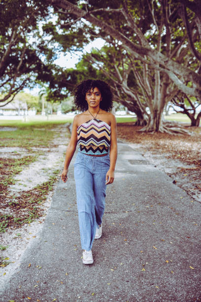 istock Out for a walk, beautiful retro woman 1131035142