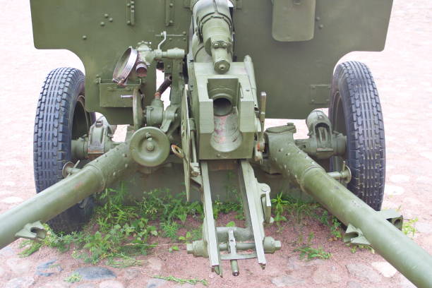 Image of the fragment Soviet 76 mm division anti-tank gun.