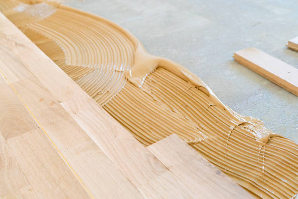 istock New parquet floor installation 1131036910