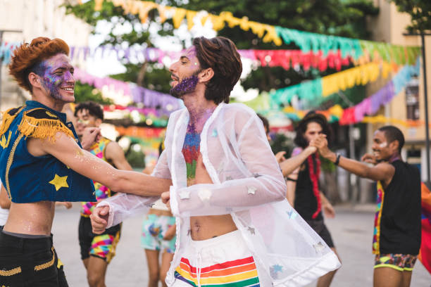 istock Friends dancing on the street 1131039074