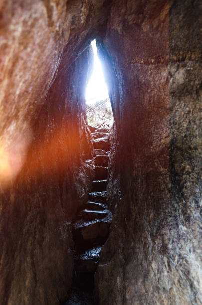 istock Exit of a cave in the mountain of Pisac - Cusco 1131040564