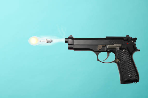 istock Concept of idea.The bullet of a lightbulb. 1131042248