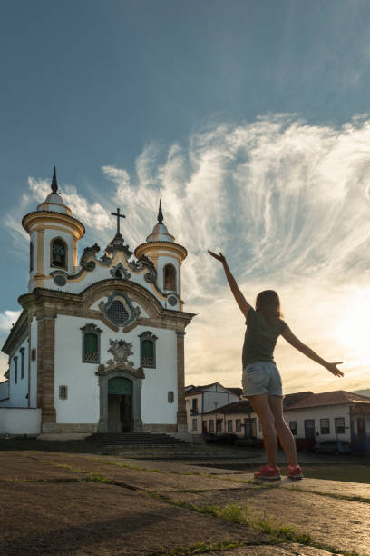 istock Woman traveller exploring Mariana - wellbeing 1131043131