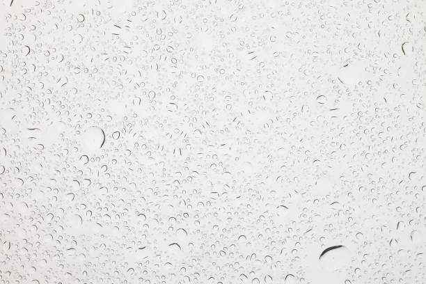 istock Rain droplets on glass background, Water drops on glass. 1131050406