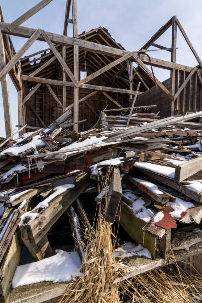 istock Demolished residential building. 1131058410
