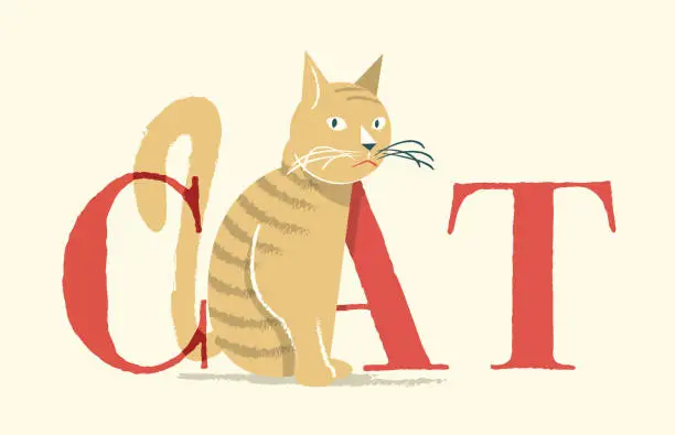 Vector illustration of Cat