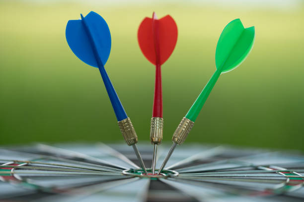 istock Target business, achieve and victory concept. 1131063590