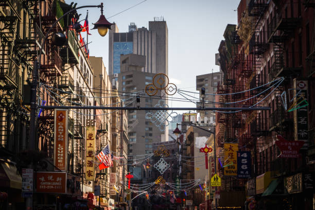 New York Chinatown stock photo