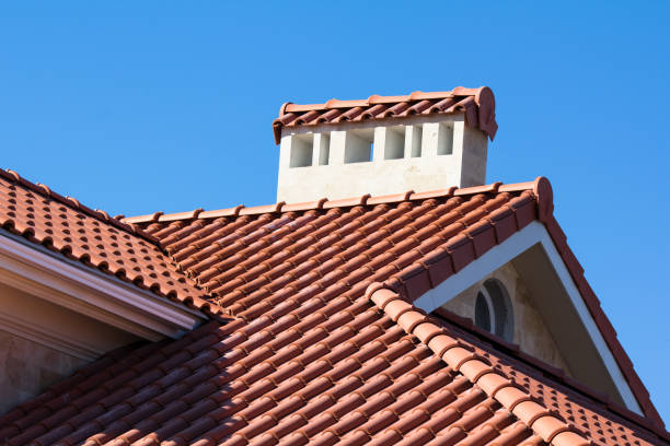istock Tiled Roof Covering On House 1131070532
