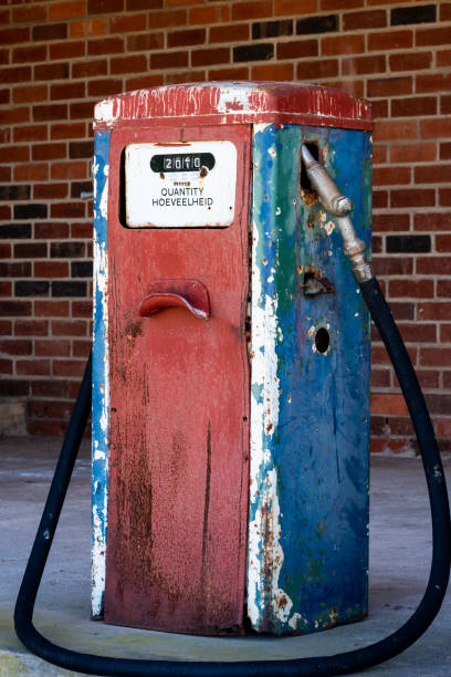 istock An antique fuel pump. 1131091412