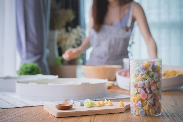 Aalaw or Alua, Thai traditional candy sweet dessert.