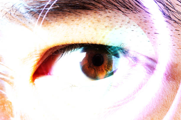 Up of Japanese eyes' eyes