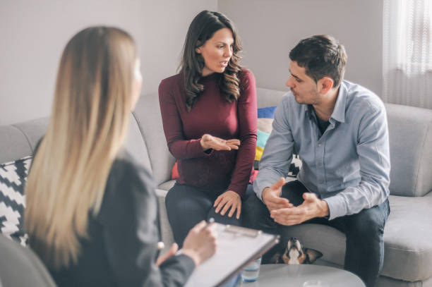 istock Young couple on counseling appointment during pregnancy 1131100429