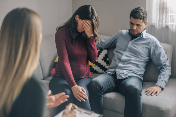 istock Young couple on counseling appointment during pregnancy 1131100620