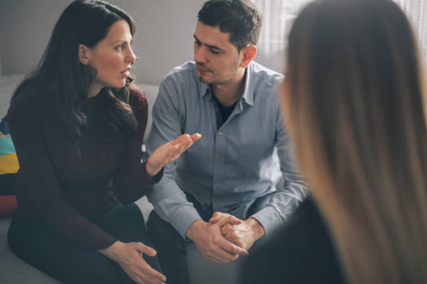 istock Young couple on counseling appointment during pregnancy 1131100712