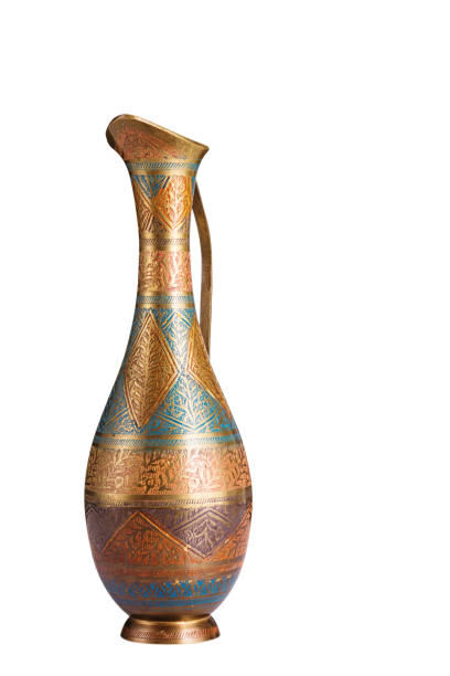 istock metal oriental vase 1131102278