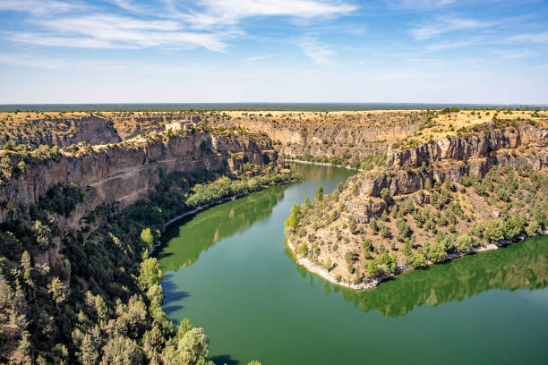 istock Panoramic view of Hoces del Duraton, Segovia Spain 1131103366