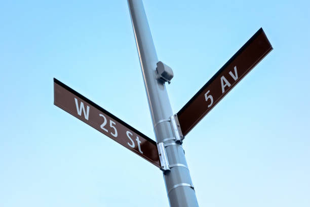 istock Road sign in New York City 1131105667