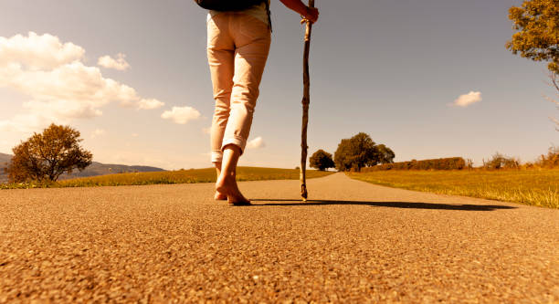 istock Pilgrim woman at Sunset 1131109852