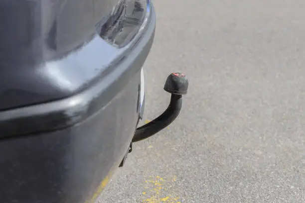 Photo of car hitch close-up