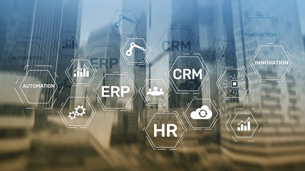 istock ERP, Business innovation concept on blurred background. 1131116793