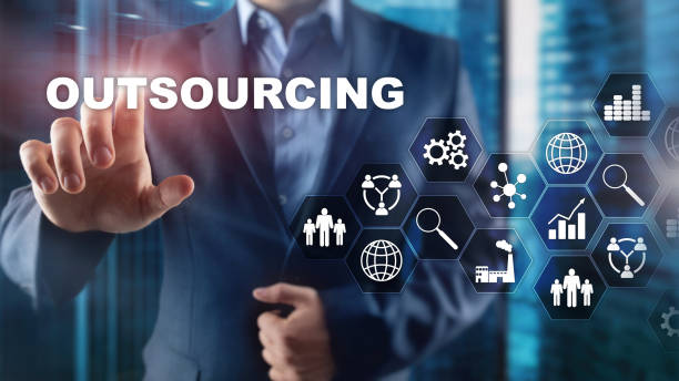 istock Outsourcing Human Resources. Global Business Industry Concept. Freelance Outsource International Partnership. 1131116824