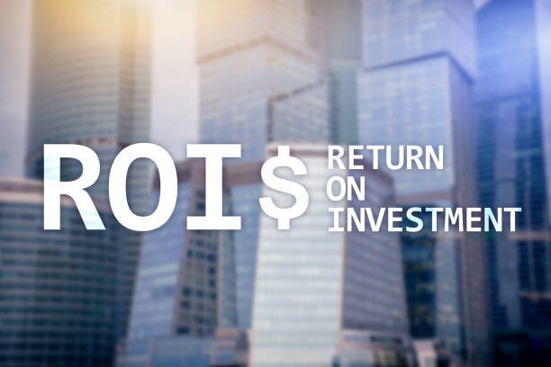 istock Return On Investment Financial Management Revenue Concept. Virtual screen background. 1131116849