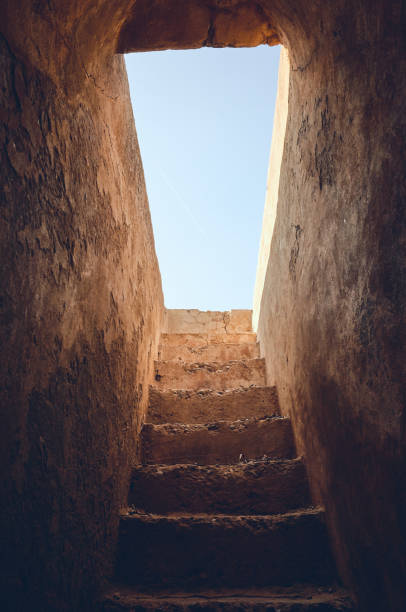 istock Ancient stairs to the sky. 1131119917