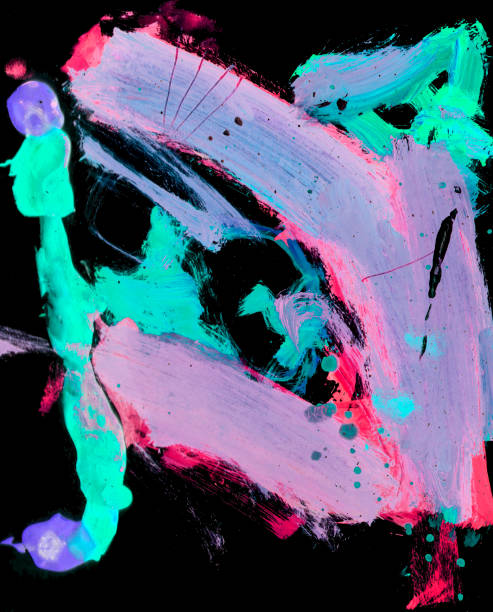istock Abstract art background. Modern art . Multicolored bright texture. Oil painting 1131120020
