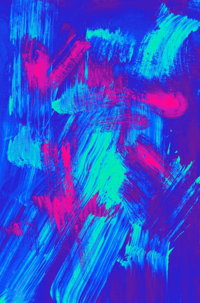 istock Abstract art background. Modern art . Multicolored bright texture. Oil painting 1131120072
