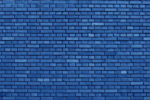 Photo of Nebulas Blue colored brick wall background