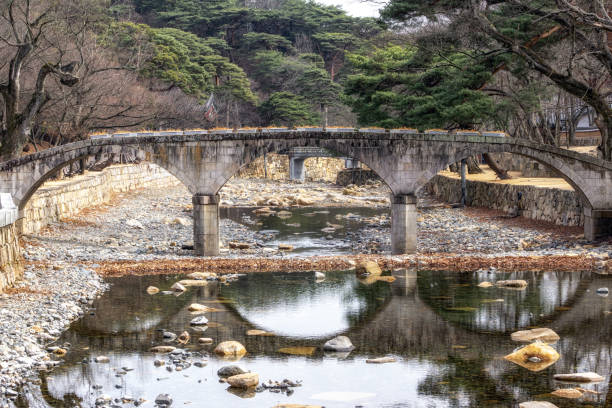 istock Tongdosa temple bridge 1131132340