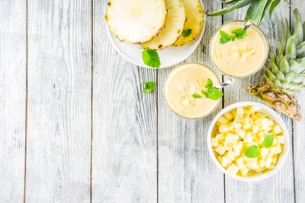 istock Homemade pineapple smoothie 1131138953