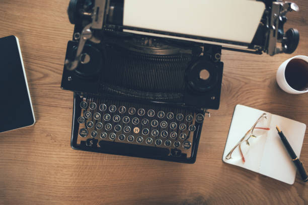 istock Vintage writer's desk 1131140275