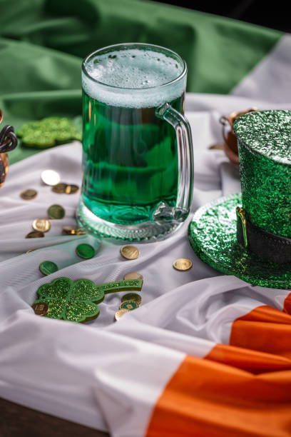 istock Leprechaun's hat and green beer 1131140659