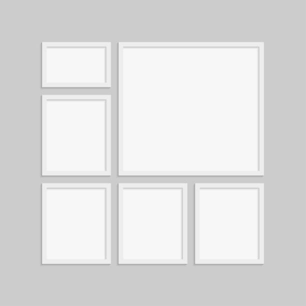 istock Vector collage six frames, photos, parts, picture or illustration. 1131140851