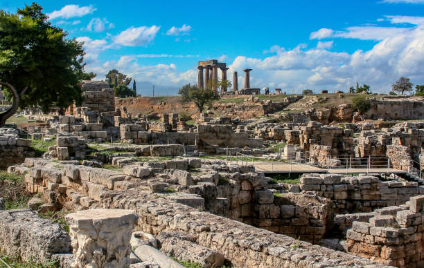 istock Historical remains with temple 1131145245