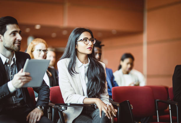 istock Business People at a Conference Event 1131145779